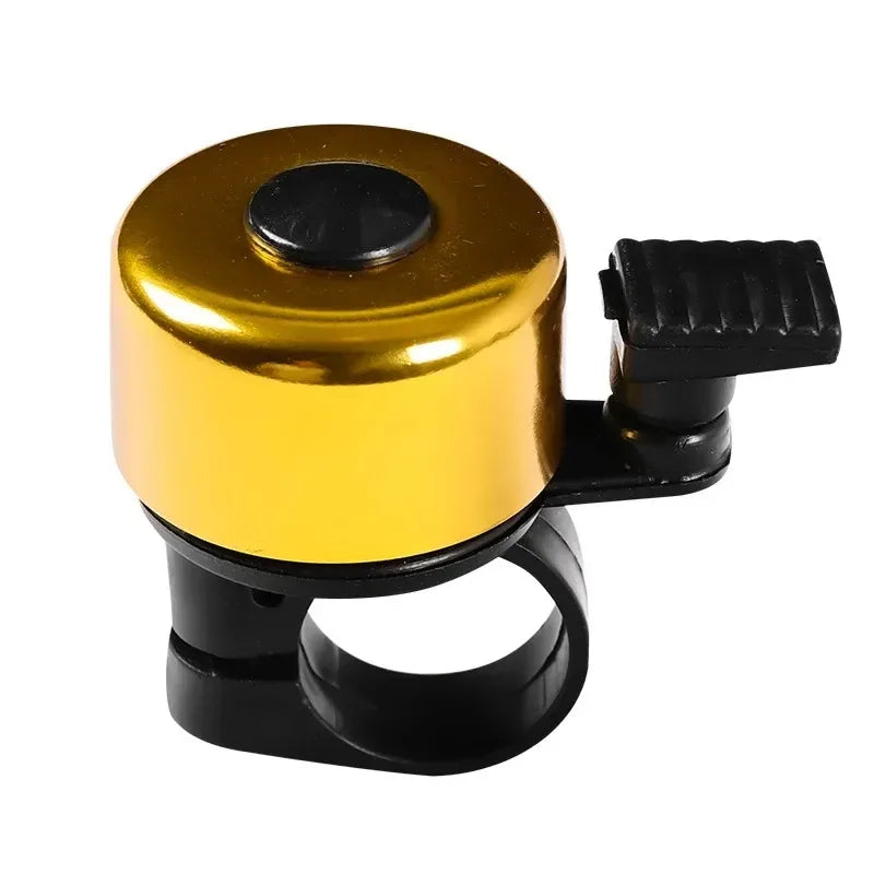 Universal Aluminum Alloy Bike Bell - Crisp Loud Silvery Sound - Anti-Rust Safety Horn for MTB, Road &amp; City Bikes (7 Vibrant Colors)