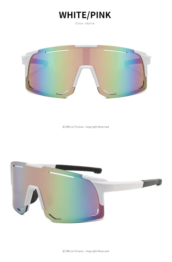 Professional Polarized Cycling Sunglasses - UV400 Protection Windproof Sport Eyewear for Men &amp; Women