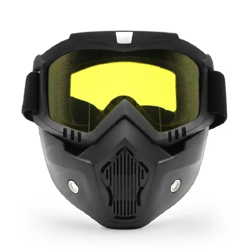 Professional Outdoor Windproof Cycling Goggles - HD PC Lens &amp; UV Protection - Tactical Dust-Proof Eyewear for MTB, Motorcycle &amp; Off-Road Racing