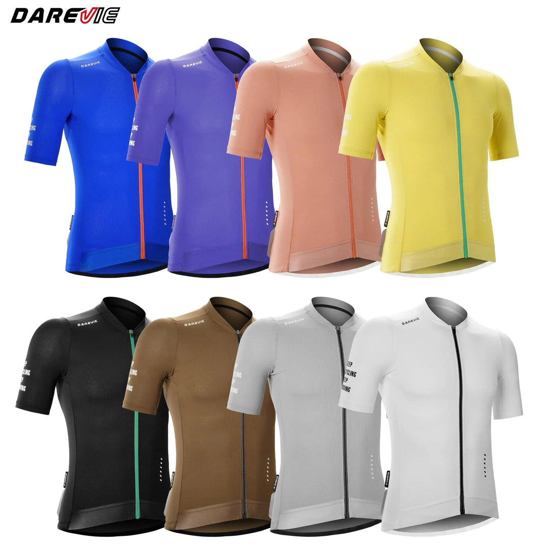 DAREVIE 2026 New Pro Cycling Jersey - Vividness Series Cooling Nylon Fabric - SPF50+ Anti-UV Slim Fit Bicycle Wear for Men &amp; Women