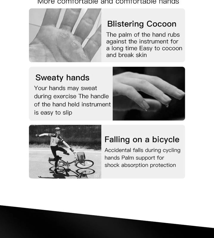 Professional Full Finger Cycling Gloves - Anti-Slip &amp; Sweatproof MTB Road Bike Mittens for Men &amp; Women