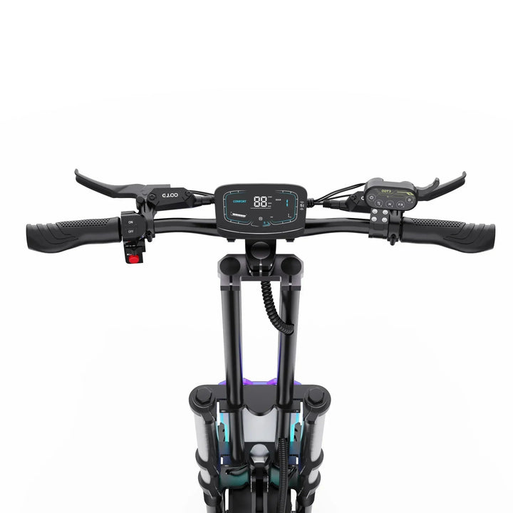 OOTD T90 Dual Drive Electric Scooter with NFC Unlock Hydraulic Suspension and Disc Brakes