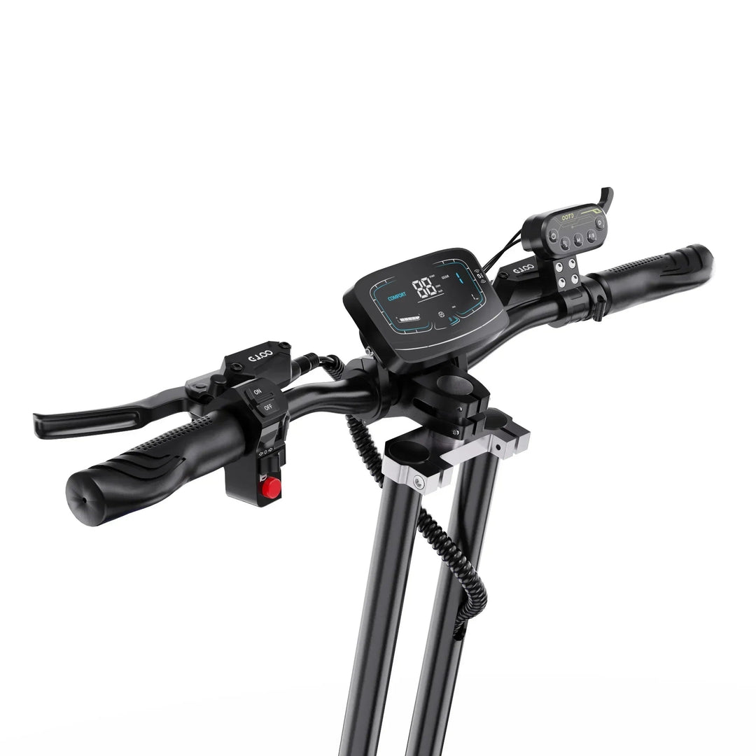 OOTD T90 Dual Drive Electric Scooter with NFC Unlock Hydraulic Suspension and Disc Brakes