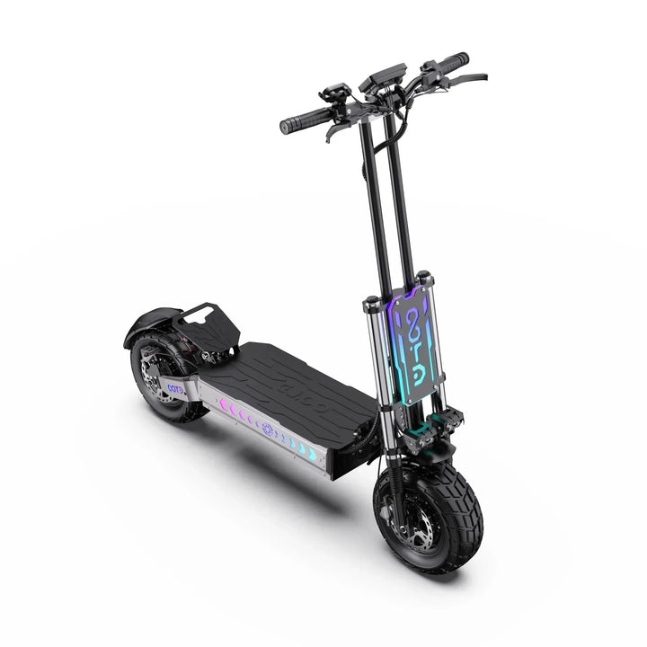 OOTD T90 Dual Drive Electric Scooter with NFC Unlock Hydraulic Suspension and Disc Brakes