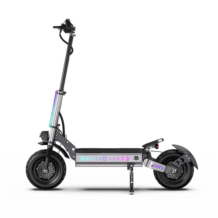 OOTD T90 Dual Drive Electric Scooter with NFC Unlock Hydraulic Suspension and Disc Brakes