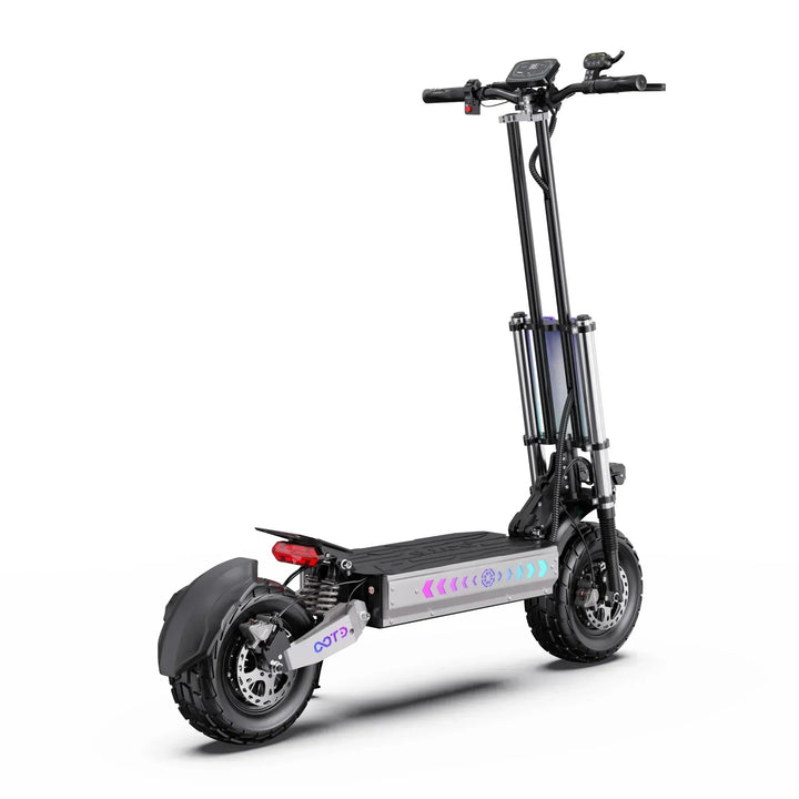 OOTD T90 Dual Drive Electric Scooter with NFC Unlock Hydraulic Suspension and Disc Brakes