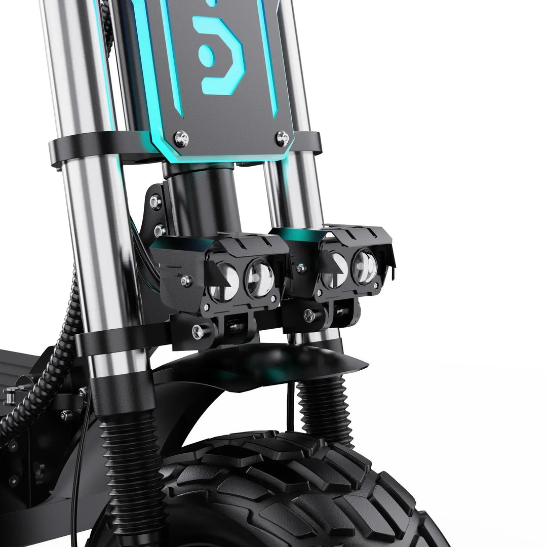 OOTD T90 Dual Drive Electric Scooter with NFC Unlock Hydraulic Suspension and Disc Brakes