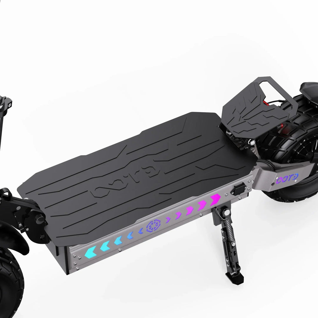OOTD T90 Dual Drive Electric Scooter with NFC Unlock Hydraulic Suspension and Disc Brakes