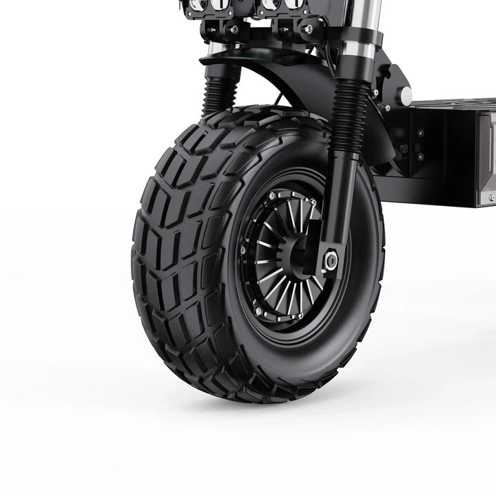 OOTD T90 Dual Drive Electric Scooter with NFC Unlock Hydraulic Suspension and Disc Brakes
