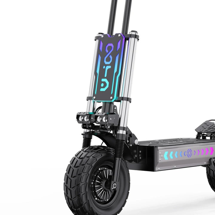 OOTD T90 Dual Drive Electric Scooter with NFC Unlock Hydraulic Suspension and Disc Brakes