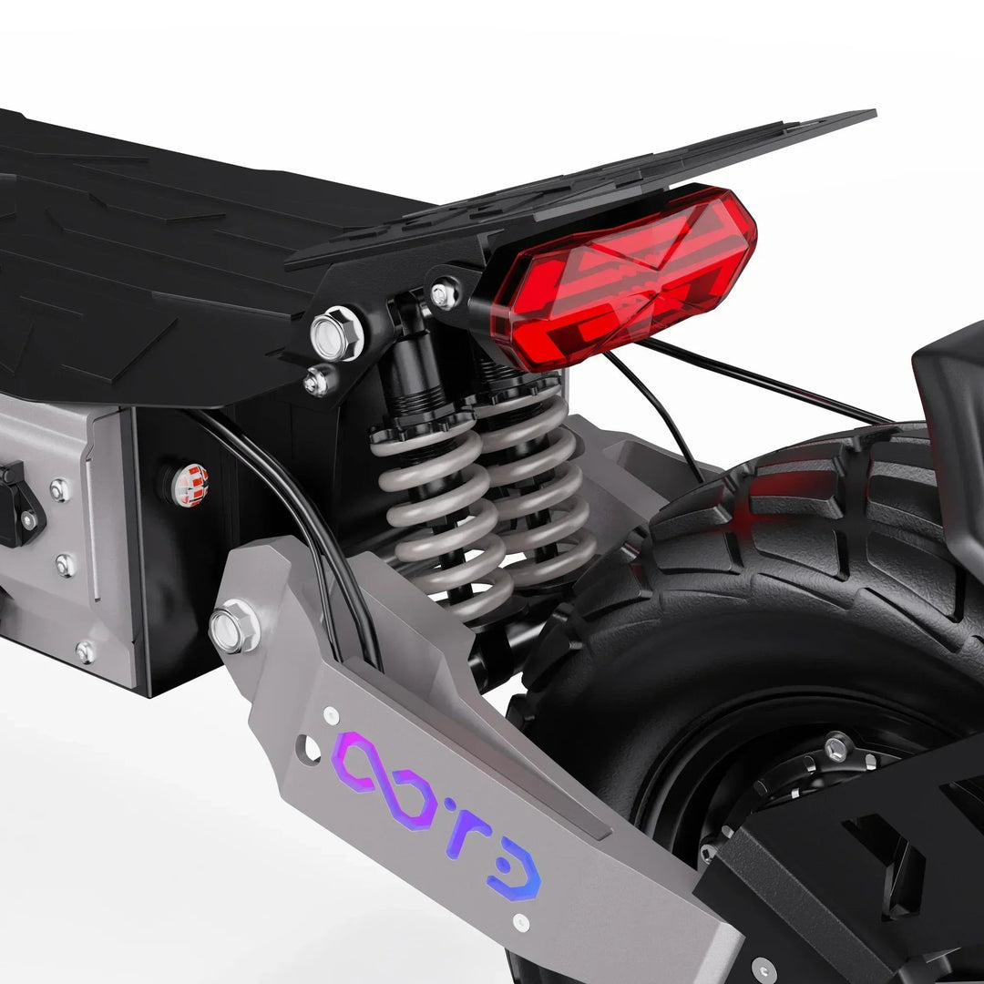 OOTD T90 Dual Drive Electric Scooter with NFC Unlock Hydraulic Suspension and Disc Brakes