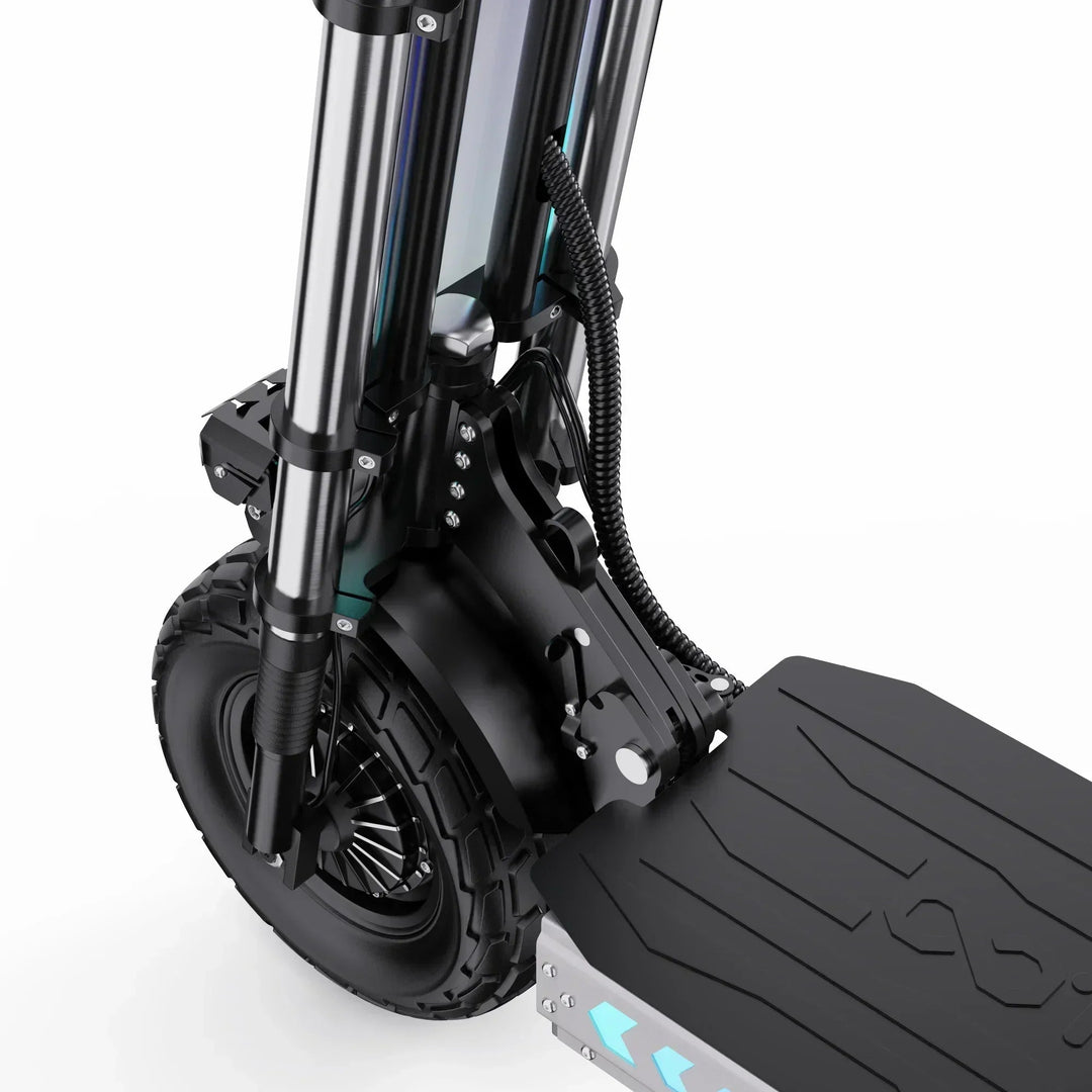 OOTD T90 Dual Drive Electric Scooter with NFC Unlock Hydraulic Suspension and Disc Brakes