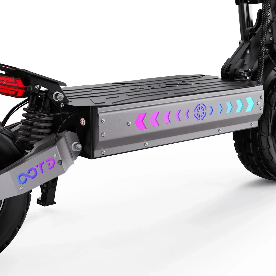 OOTD T90 Dual Drive Electric Scooter with NFC Unlock Hydraulic Suspension and Disc Brakes