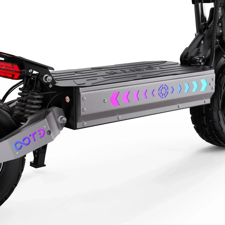 OOTD T90 Dual Drive Electric Scooter with NFC Unlock Hydraulic Suspension and Disc Brakes