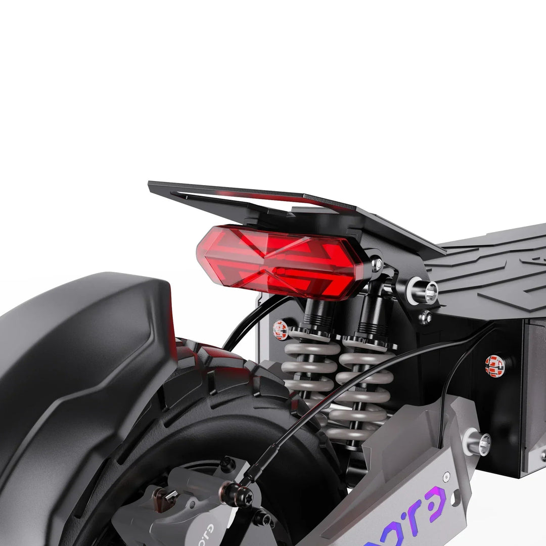 OOTD T90 Dual Drive Electric Scooter with NFC Unlock Hydraulic Suspension and Disc Brakes