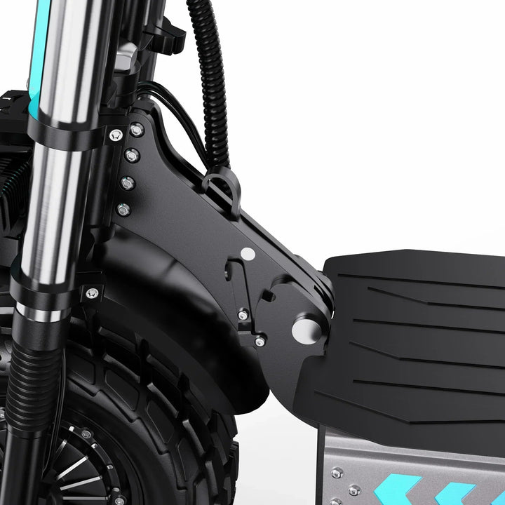 OOTD T90 Dual Drive Electric Scooter with NFC Unlock Hydraulic Suspension and Disc Brakes