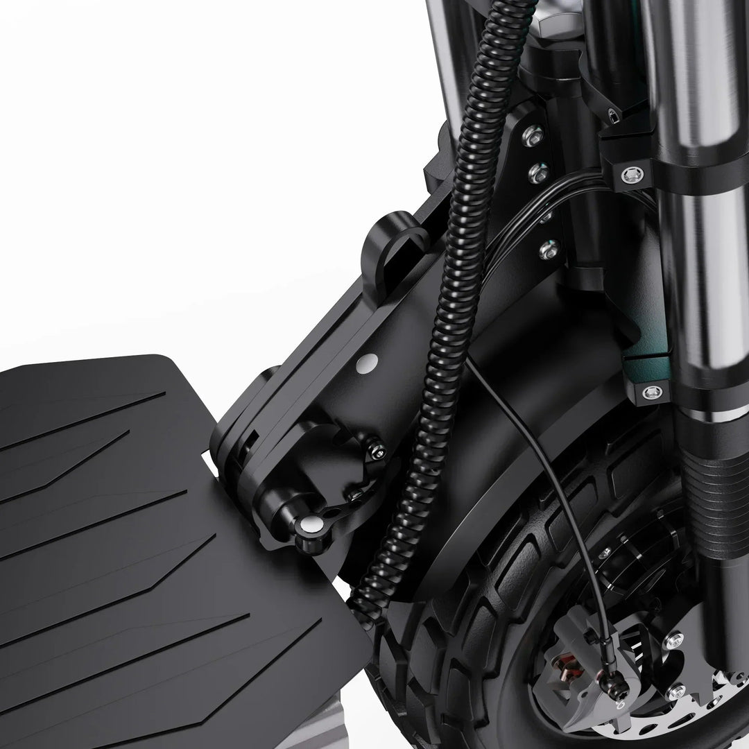 OOTD T90 Dual Drive Electric Scooter with NFC Unlock Hydraulic Suspension and Disc Brakes