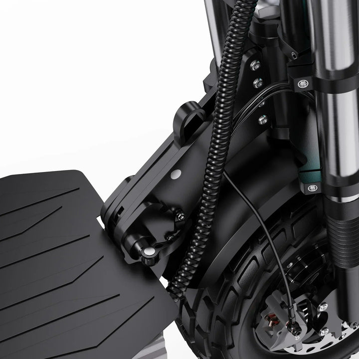 OOTD T90 Dual Drive Electric Scooter with NFC Unlock Hydraulic Suspension and Disc Brakes