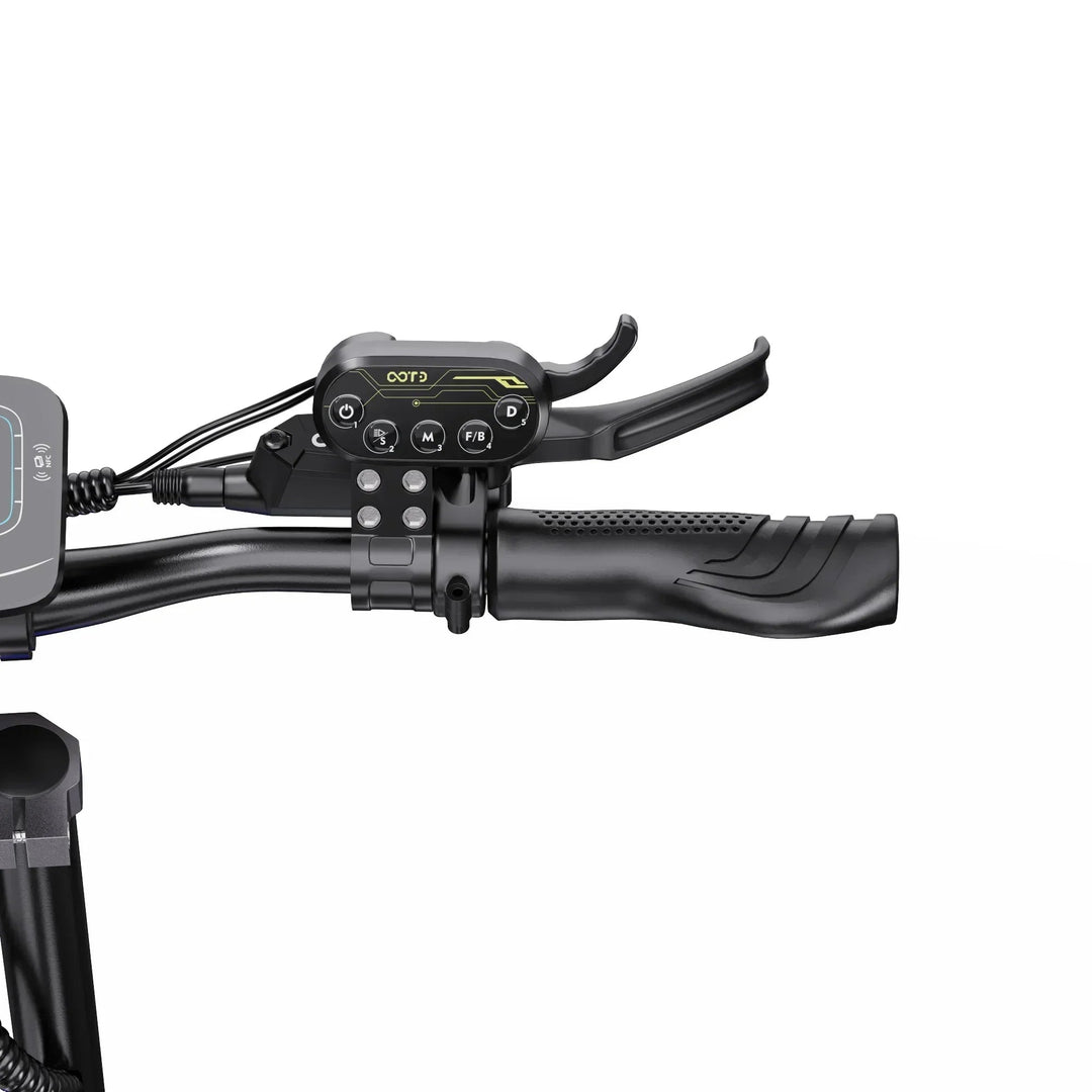 OOTD T90 Dual Drive Electric Scooter with NFC Unlock Hydraulic Suspension and Disc Brakes