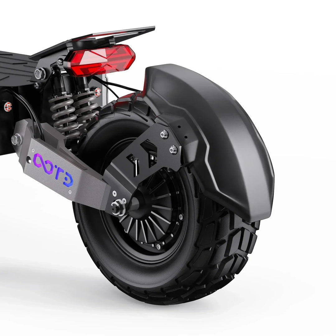 OOTD T90 Dual Drive Electric Scooter with NFC Unlock Hydraulic Suspension and Disc Brakes