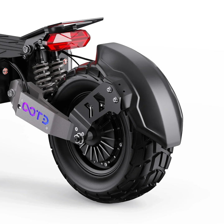OOTD T90 Dual Drive Electric Scooter with NFC Unlock Hydraulic Suspension and Disc Brakes