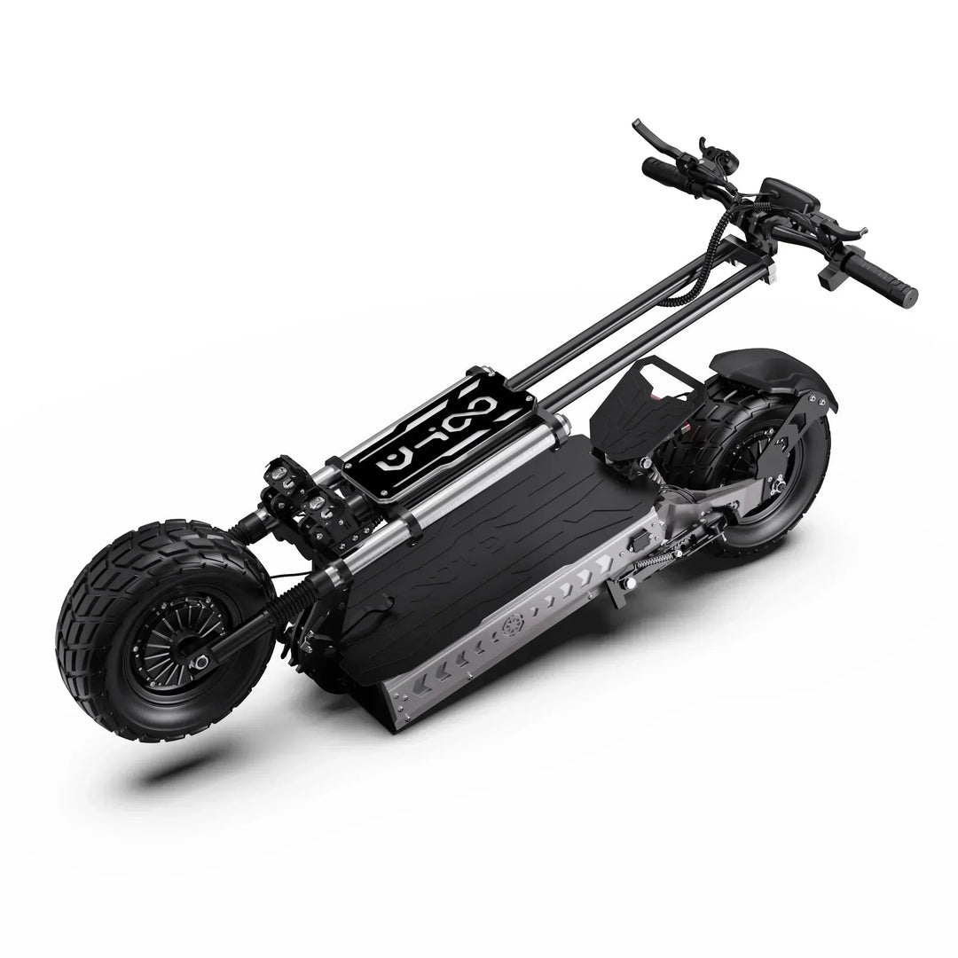 OOTD T90 Dual Drive Electric Scooter with NFC Unlock Hydraulic Suspension and Disc Brakes
