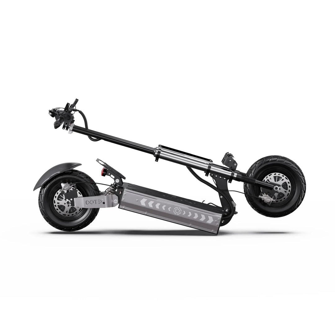 OOTD T90 Dual Drive Electric Scooter with NFC Unlock Hydraulic Suspension and Disc Brakes