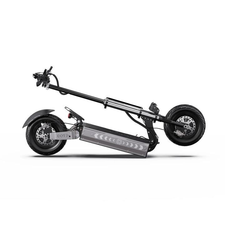OOTD T90 Dual Drive Electric Scooter with NFC Unlock Hydraulic Suspension and Disc Brakes