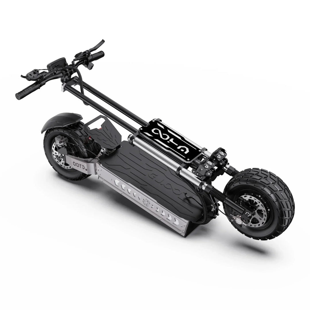 OOTD T90 Dual Drive Electric Scooter with NFC Unlock Hydraulic Suspension and Disc Brakes