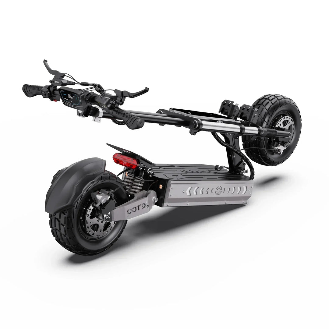 OOTD T90 Dual Drive Electric Scooter with NFC Unlock Hydraulic Suspension and Disc Brakes