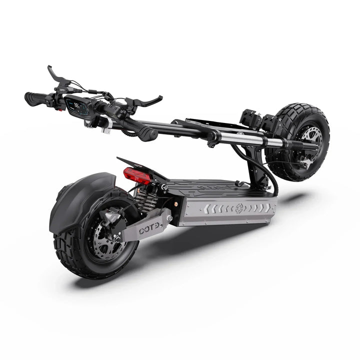OOTD T90 Dual Drive Electric Scooter with NFC Unlock Hydraulic Suspension and Disc Brakes
