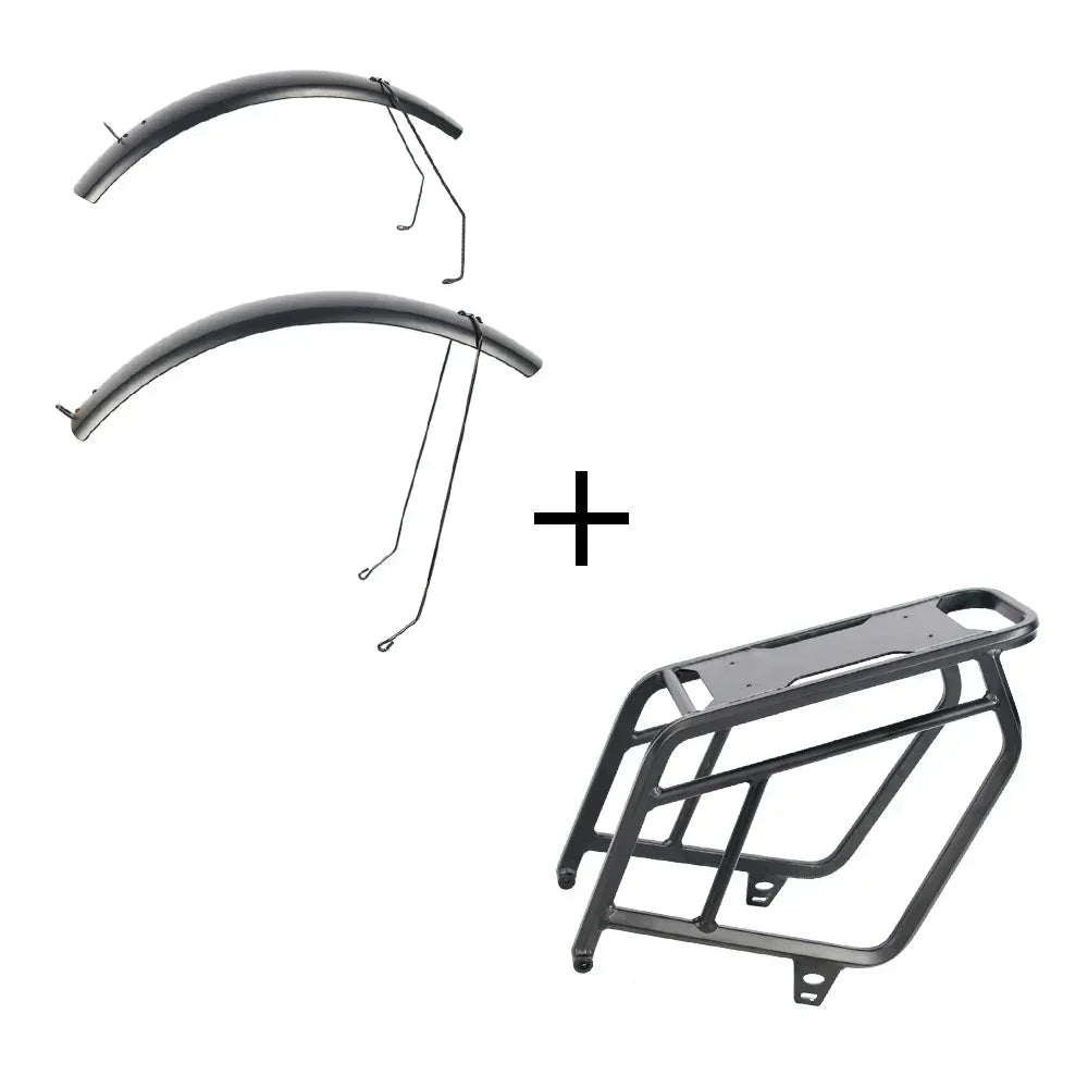Cyrusher Ranger and Trax Fender and Rear Rack Accessory Set for 24 or 26 Inch Tires