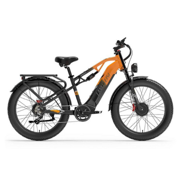 Lankeleisi MG800 Max 2000W Dual Motor Cargo E-Bike with Hydraulic Brakes and LCD Display