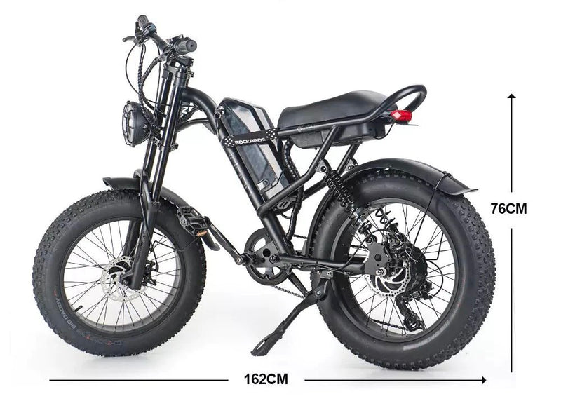 Carregue a imagem no visualizador da Galeria, Idpoo IM-J1 Electric Bike with Powerful 500W Motor and Long-Range 48V/15Ah Battery14

