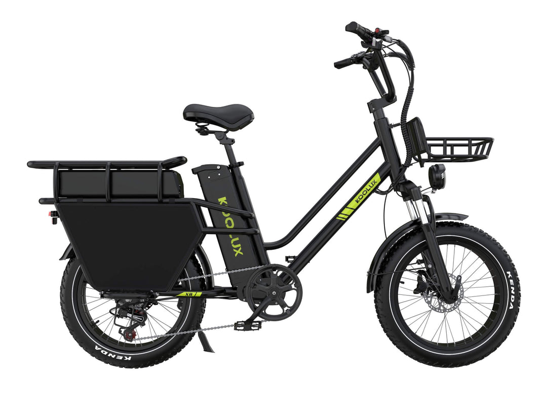 KOOLUX X8 48V 65AH Lithium-ion Electric Cargo Bike Ebike With NFC