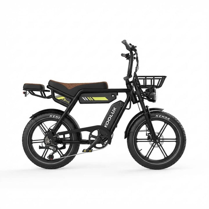 KOOLUX X9 Pro 48V 15.6AH*2Dual Battery 20*4.0‘’ Electric Bike HOT