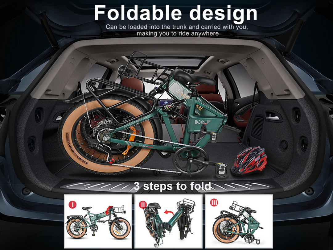 Samebike XWLX09-II Fat Tire Mountain Electric Bike with Curved Ergonomic Handlebar