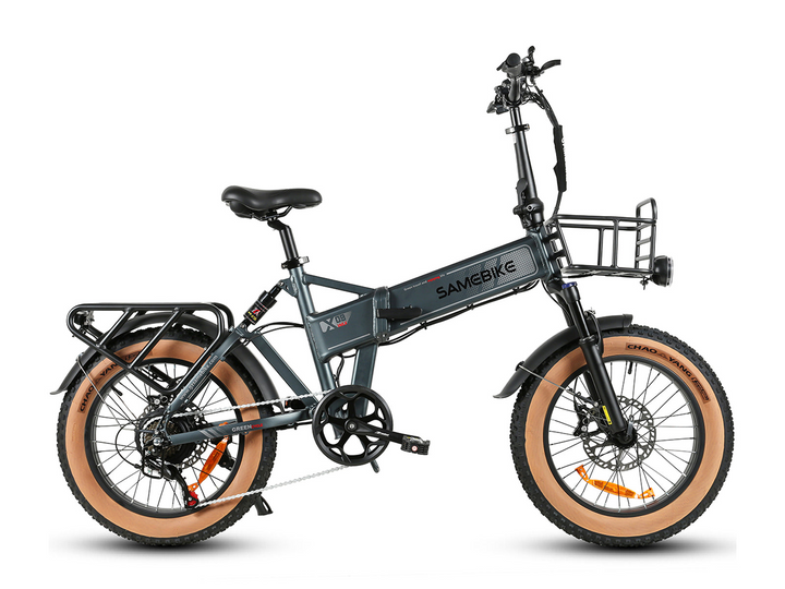 Samebike XWLX09-II Fat Tire Mountain Electric Bike with Curved Ergonomic Handlebar