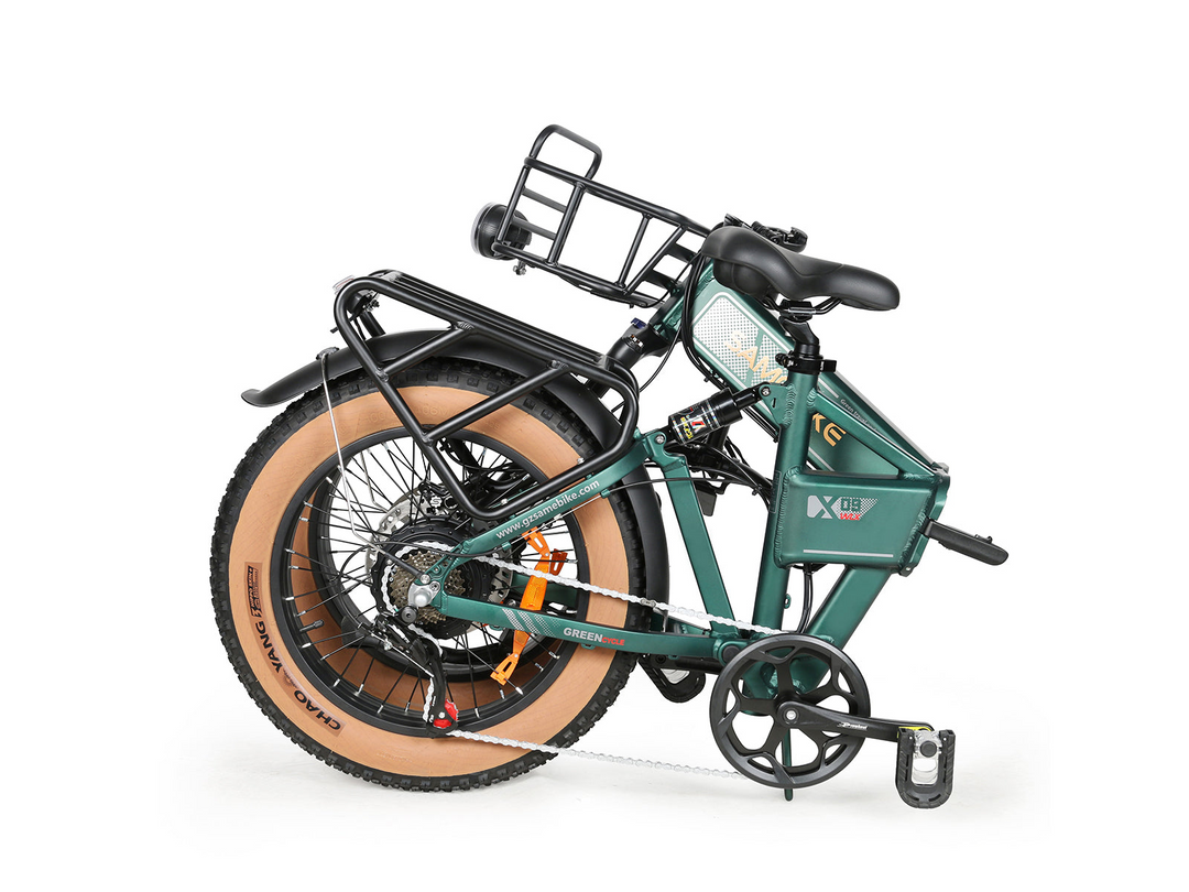 Samebike XWLX09-II Fat Tire Mountain Electric Bike with Curved Ergonomic Handlebar