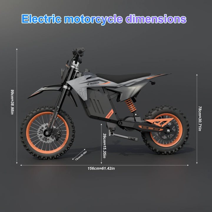 FREEBOY Electric Dirt Bike Y88 for Teens 14+