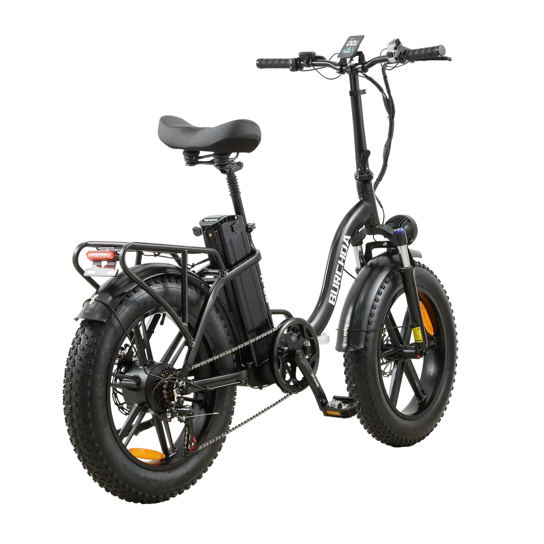Burchda R8S Pro and R8V Step-Thru Folding Electric Bike with Hydraulic Brakes