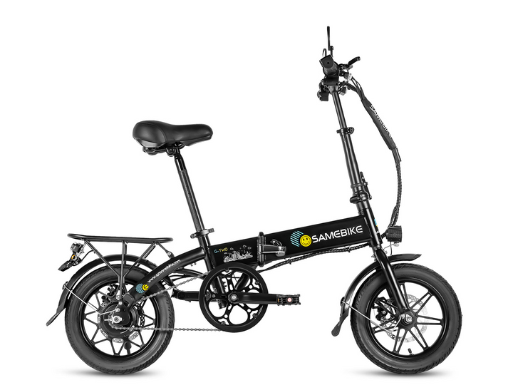 Samebike YINYU14 Portable Commuter Electric Bike with Real-Time LCD Data Display