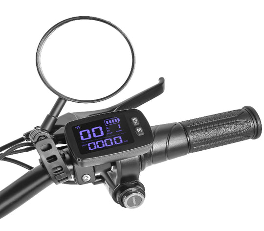 Samebike YINYU14 Portable Commuter Electric Bike with Real-Time LCD Data Display
