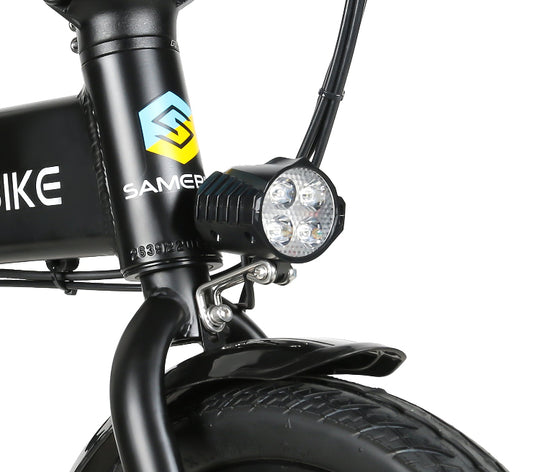 Samebike YINYU14 Portable Commuter Electric Bike with Real-Time LCD Data Display