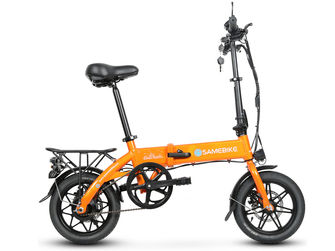 Samebike YINYU14 Portable Commuter Electric Bike with Real-Time LCD Data Display