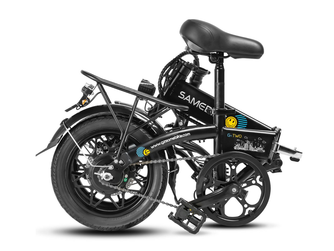 Samebike YINYU14 Portable Commuter Electric Bike with Real-Time LCD Data Display