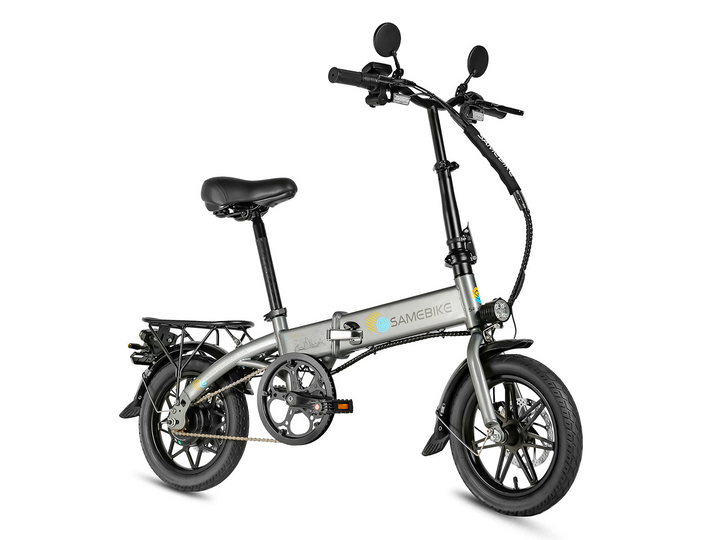 Samebike YINYU14 Portable Commuter Electric Bike with Real-Time LCD Data Display