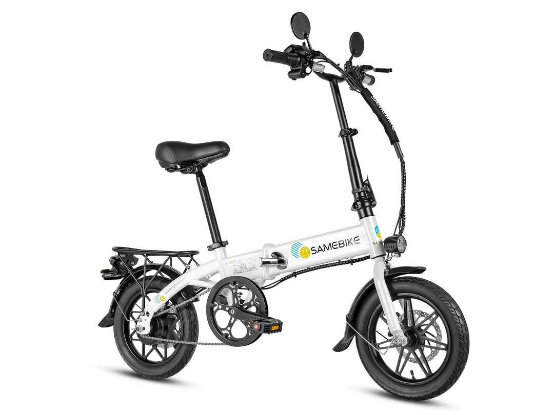 Samebike YINYU14 Portable Commuter Electric Bike with Real-Time LCD Data Display