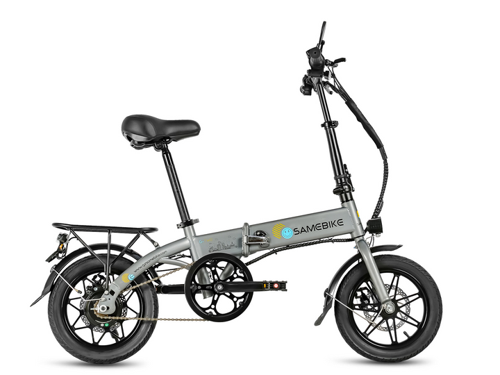 Samebike YINYU14 Portable Commuter Electric Bike with Real-Time LCD Data Display