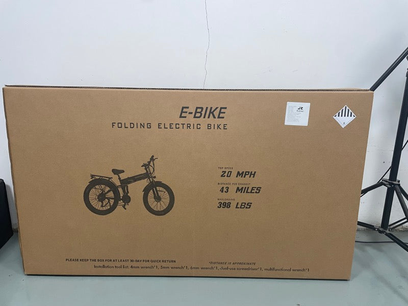 Carregue a imagem no visualizador da Galeria, Ridstar H20 20-inch high-speed foldable e-bike with SHIMANO 7-speed gears7
